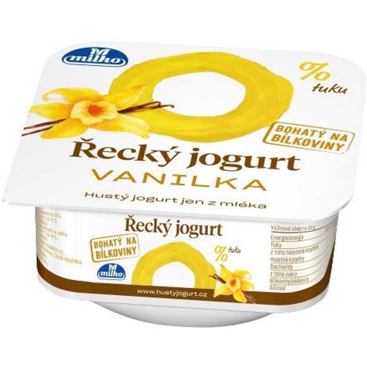 Milko Řecký jogurt 0 % vanilka