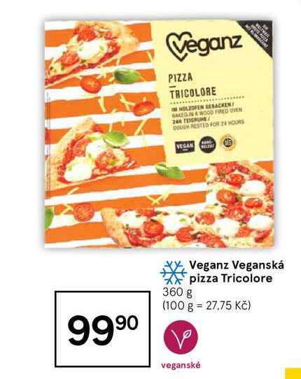 Veganská pizza Tricolore 360 g 