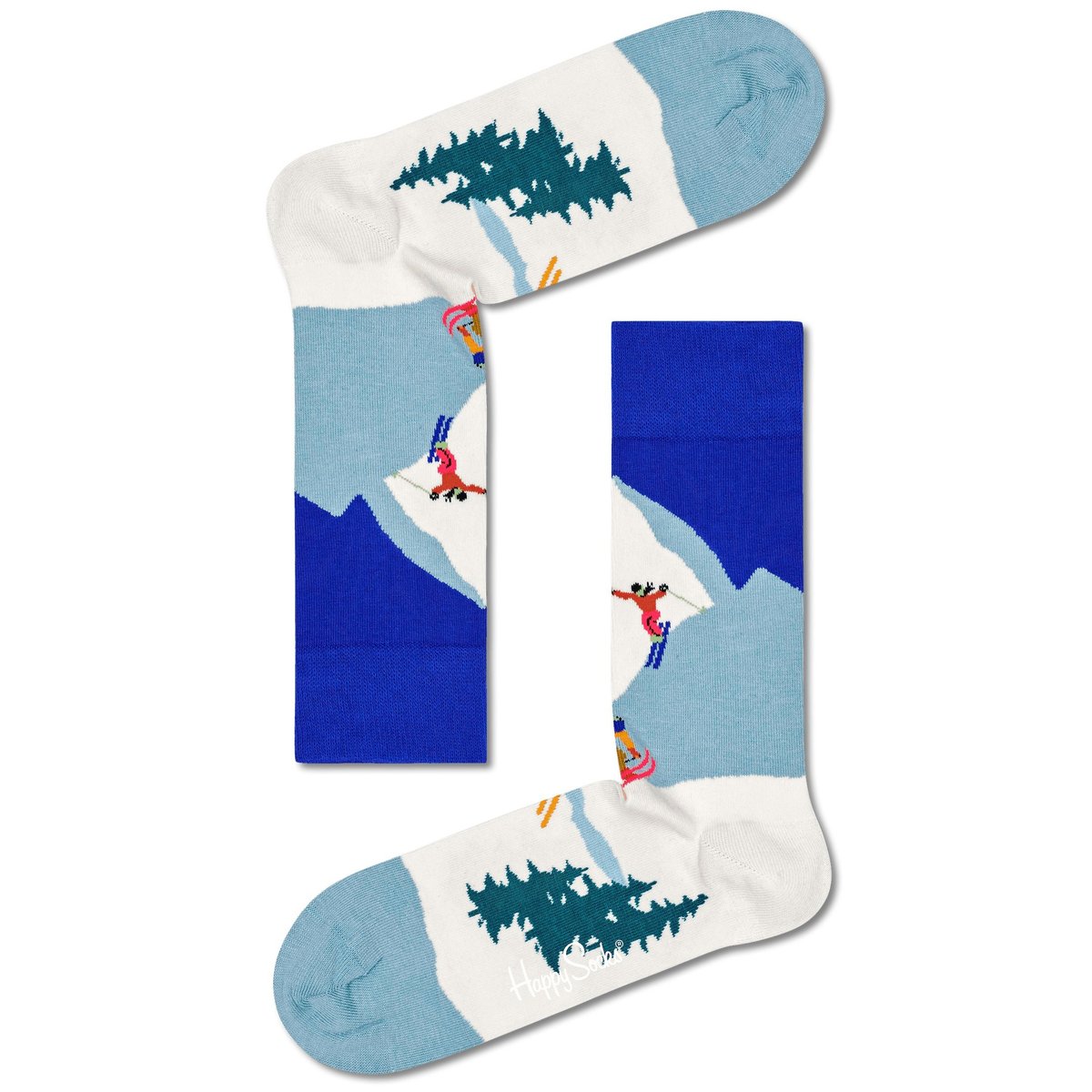 Happy Socks Ponožky s lyžařem, vel. 41–46