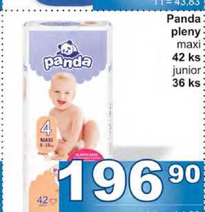 Panda pleny maxi 42 ks