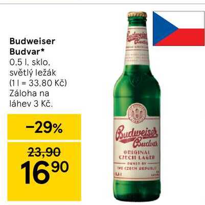 Budweiser Budvar* 0,5 l