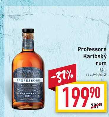 Professore Karibský rum 0.5l
