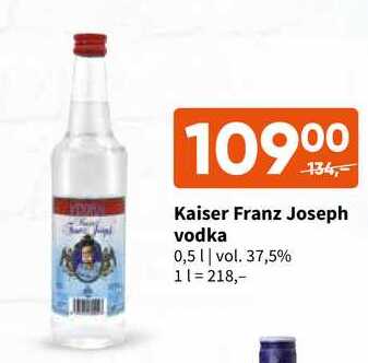 Kaiser Franz Joseph vodka 0,5 l