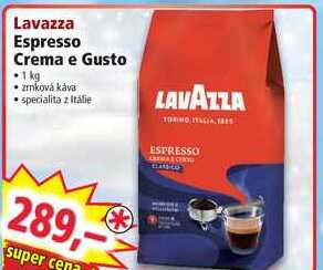 Lavazza Espresso Crema e Gusto 1 kg, zrnková káva  v akci
