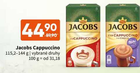  Jacobs Cappuccino 115,2-144 g 