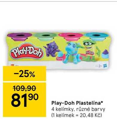 Play-Doh Plastelína* 4 kelímky Tesco