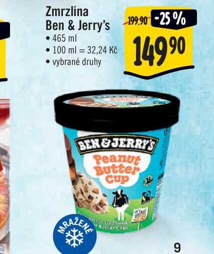   Zmrzlina Ben & Jerry's 465 ml  