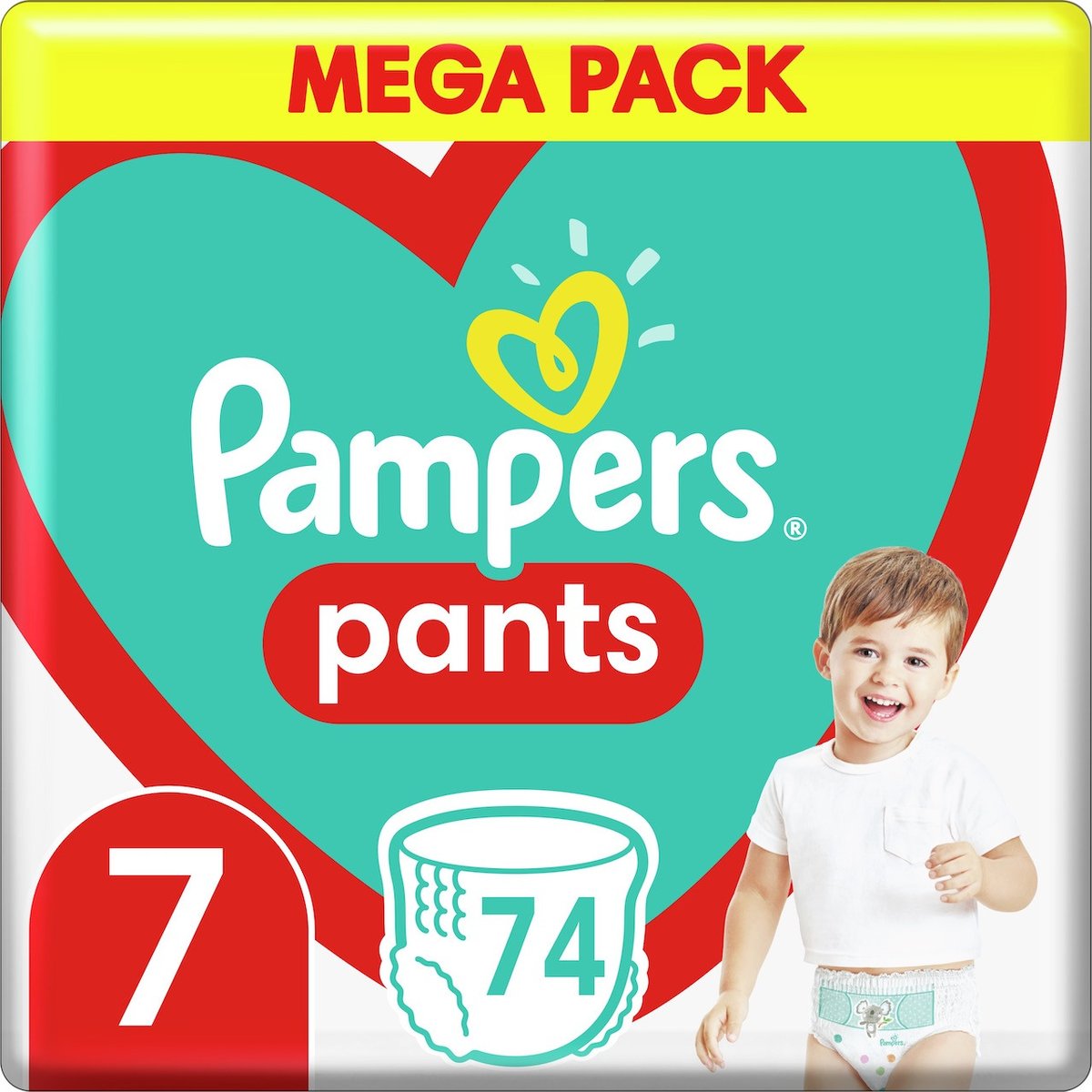 Pampers Pants plenkové kalhotky 7 (17+ kg)