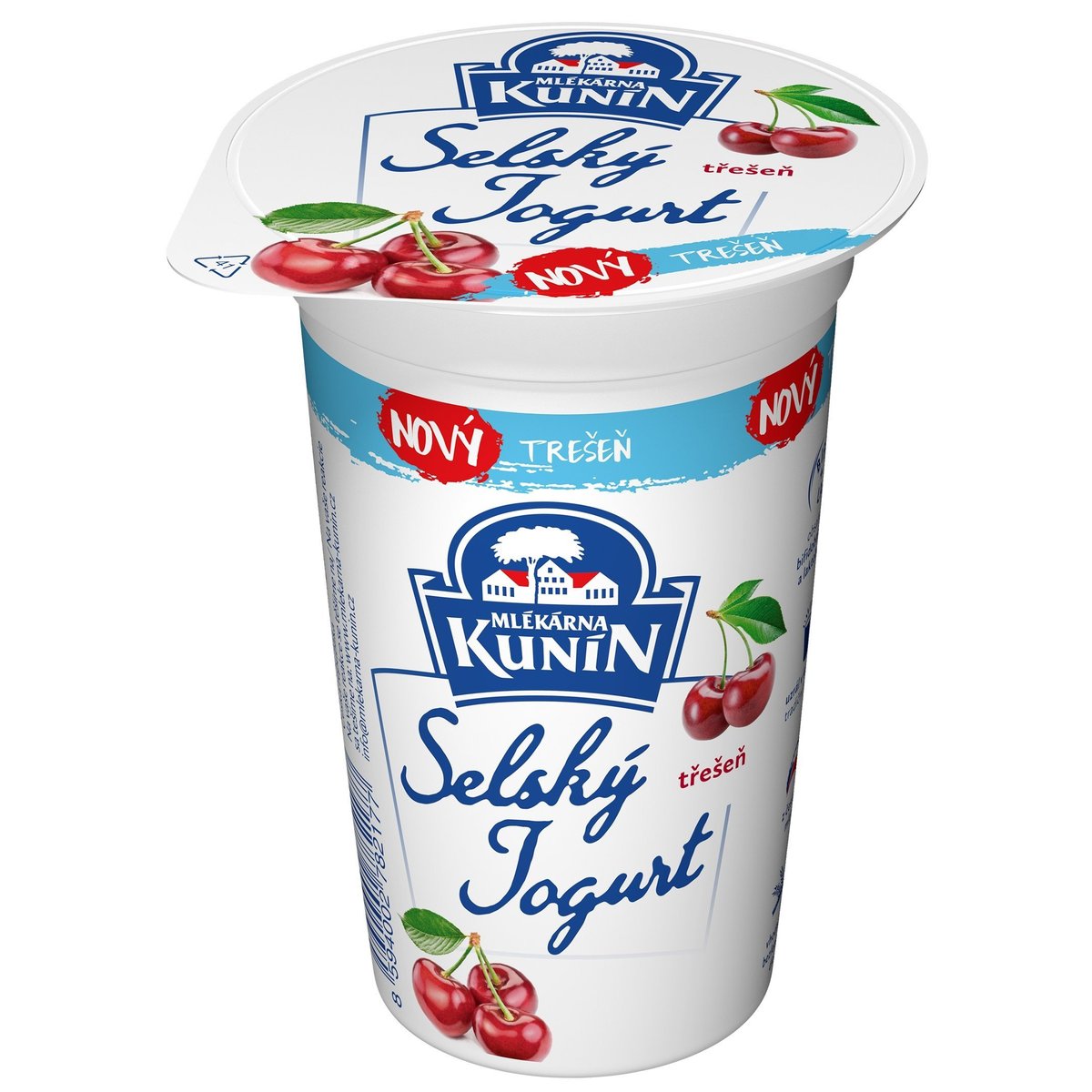 Mlékárna Kunín Selský jogurt třešeň