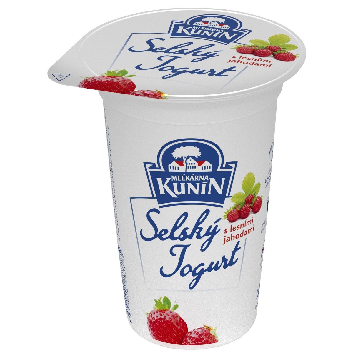 Mlékárna Kunín Selský jogurt s lesními jahodami