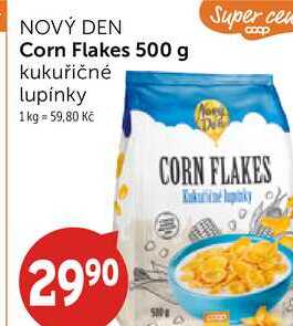 Nový den Corn Flakes 500 g kukuřičné lupinky 