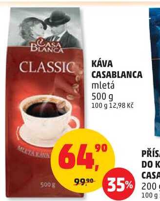 KÁVA CASABLANCA mleta 500 g 