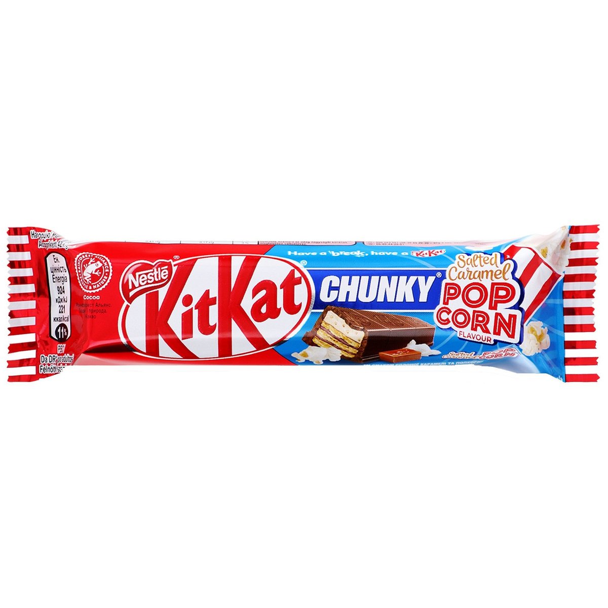 ARCHIV Kit Kat Chunky salted Caramel Popcorn tyčinka v akci platné do