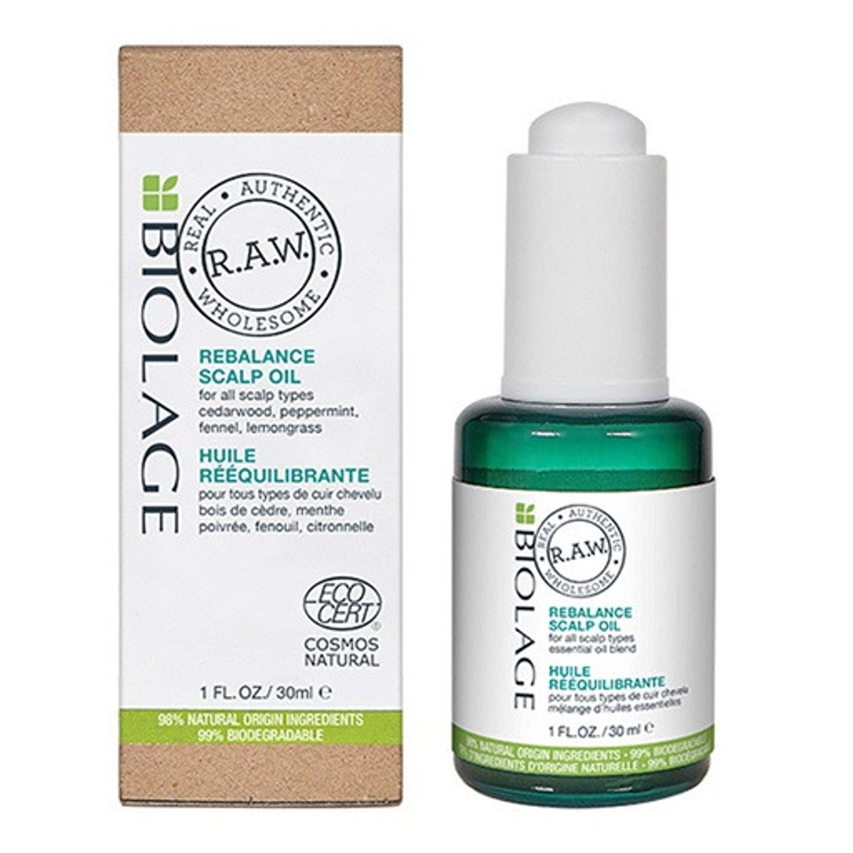 Biolage R.A.W. Zklidňující a hydratační olej pro vlasovou pokožku