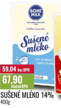   SUŠENÉ MLÉKO 14% 400g 