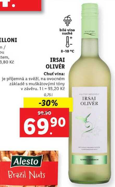 IRSAI OLIVER, 0,75 l