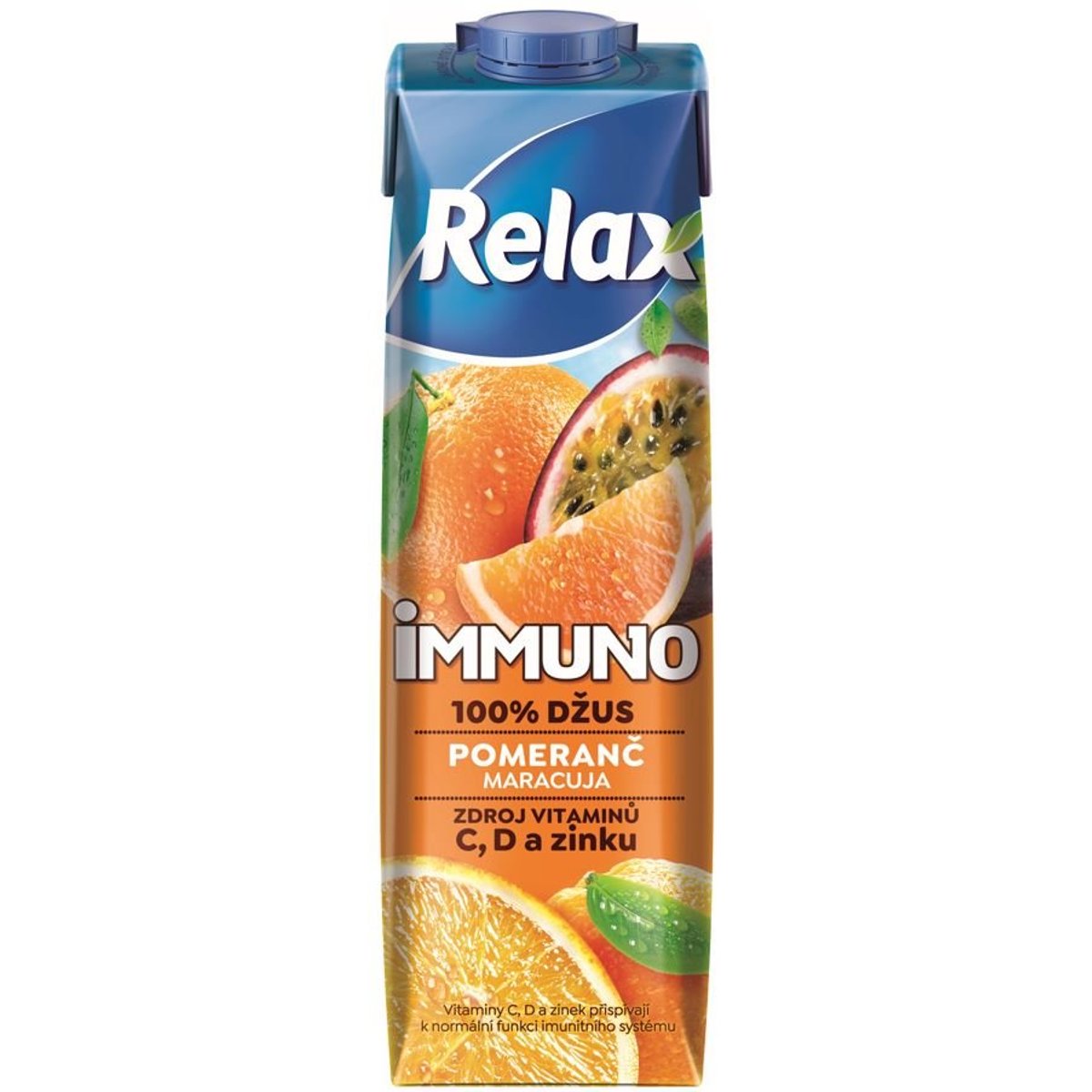 Relax Immuno 100% džus jablko, citron, dýně a zázvor v akci | AkcniCeny.cz