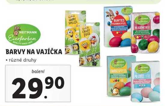 BARVY NA VAJÍČKA