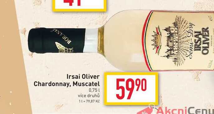 Irsai Oliver Chardonnay, Muscatel 0.75 více druhů