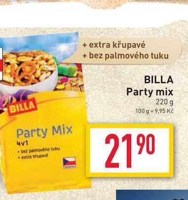 BILLA Party mix 220g