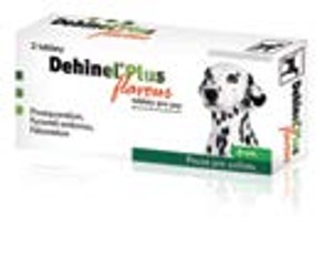 Dehinel Plus Flavour tablety pro psy, 2 tbl.