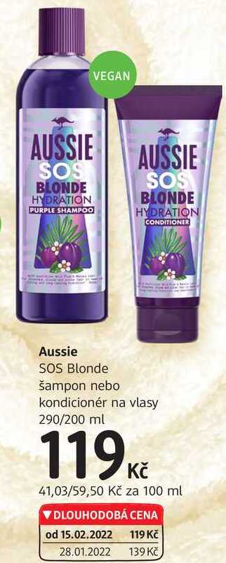Aussie SOS Blonde kondicionér na vlasy, 200 ml