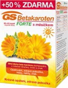 GS Betakaroten FORTE s měsíčkem 80+40 kapslí
