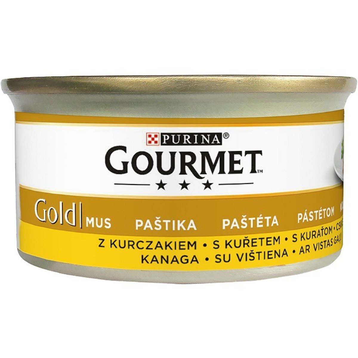 Gourmet Gold Jemná paštika s kuřecím pro kočky
