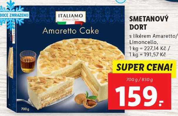 SMETANOVÝ DORT, 700 g/830 g