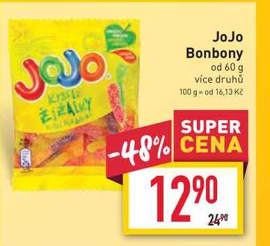 JoJo Bonbony od 60g ,více druhů