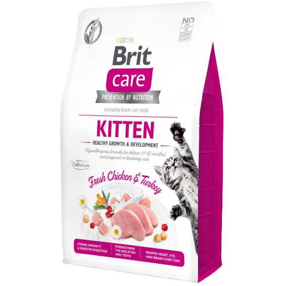 Brit Care Cat Grain Free Kitten Fresh Chicken & Turkey
