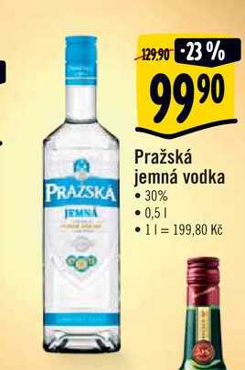 Pražská jemná Vodka 0,5l 0.5l