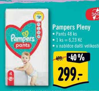 Pampers Pleny, Pants 48 ks 