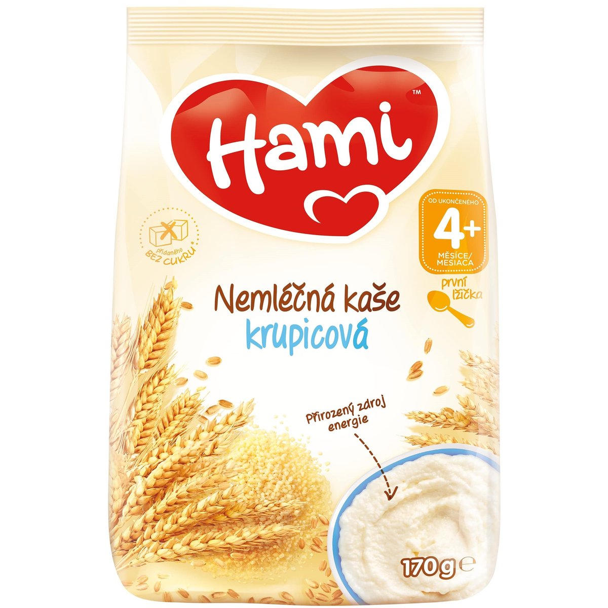 Hami Nemléčná kaše krupicová
