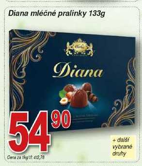 Carla Diana mléčné pralinky 133g