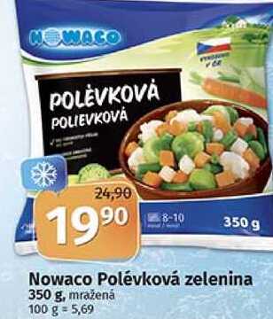 Nowaco Polévková zelenina 350 g, mražená 