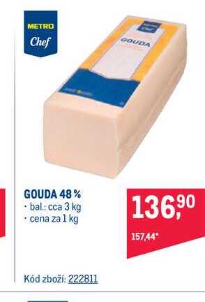 METRO Chef GOUDA 48% 1 kg  