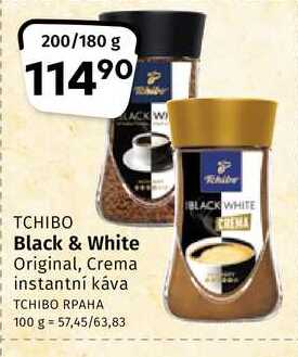 Tchibo Black & White instantní káva 200/180 g v akci