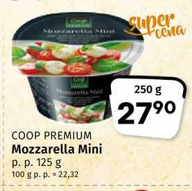 Coop Mozzarella Mini 125 g 