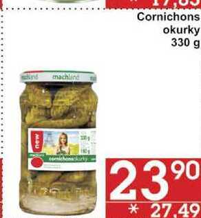 Cornichons okurky, 330 g