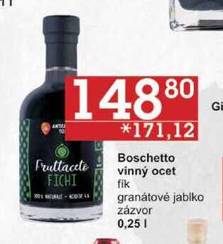 Boschetto vinný ocet, 0,25 l