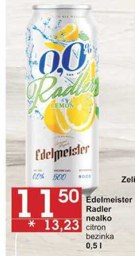 Edelmeister Radler nealko, 0,5 l