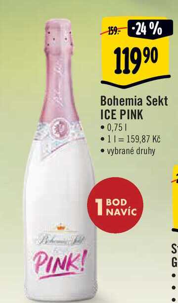   Bohemia Sekt ICE PINK 0,75 l
