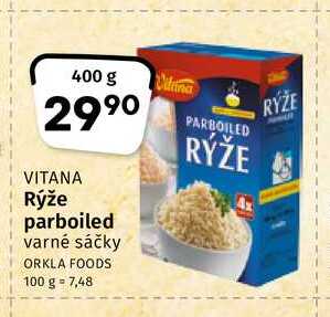 Vitana Rýže parboiled varné sáčky 400g