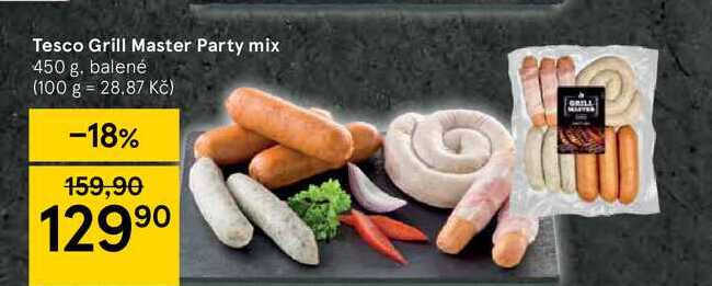 Tesco Grill Master Party mix 450 g