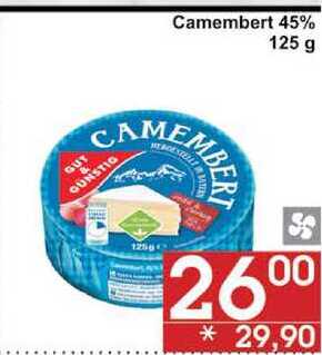 Camembert 45%, 125 g 