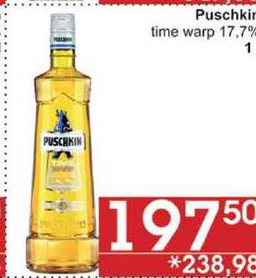 Puschkin time warp 17.7%, 1 l