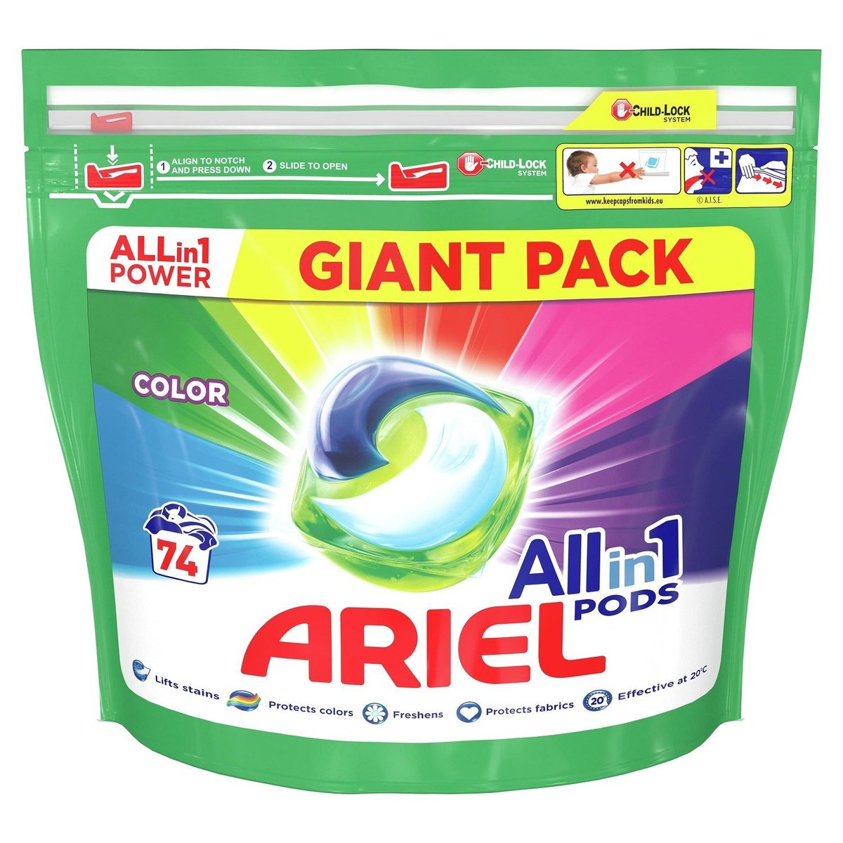 Ariel AllIn1 Color kapsle na praní