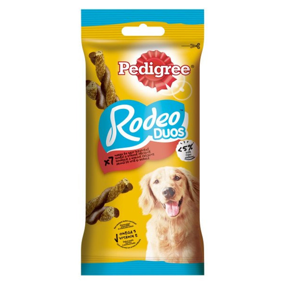Pedigree Rodeo DUO Žvýkací tyčinky pro psy s hovězím