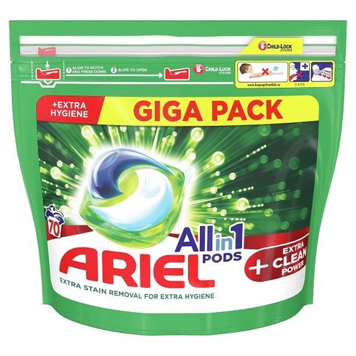 Ariel AllIn1 Extra clean power kapsle na praní